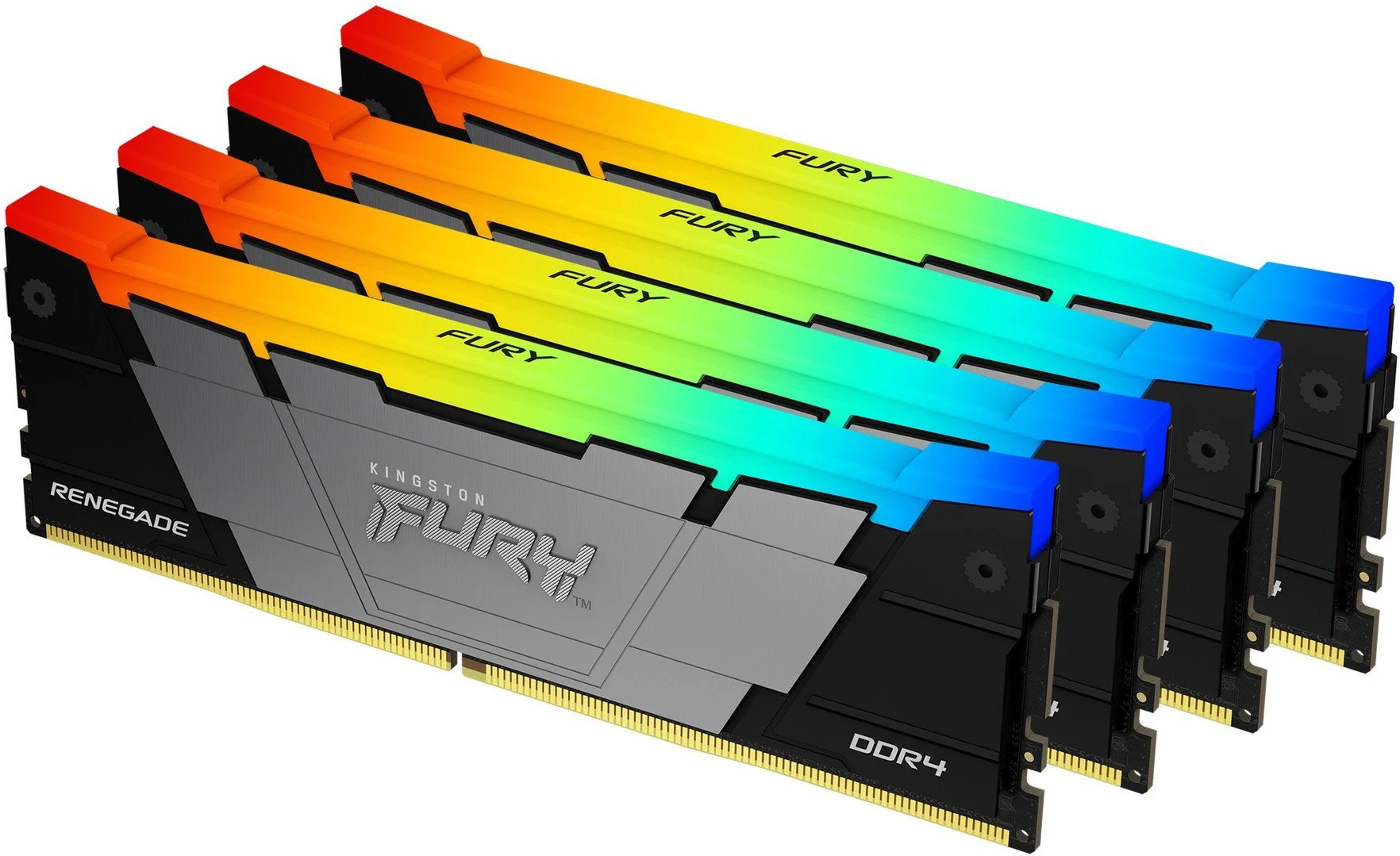 Kingston Fury Renegade DIMM DDR4 64GB 3200MHz 1Gx8 RGB (sada 4x16GB)