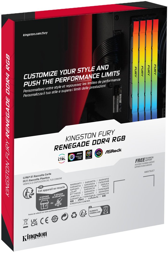 Kingston Fury Renegade DIMM DDR4 8GB 3200MHz RGB