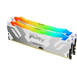 Kingston Fury Renegade RGB White DIMM DDR5 32GB 6000MHz, XMP, biely (Kit 2x 16GB)