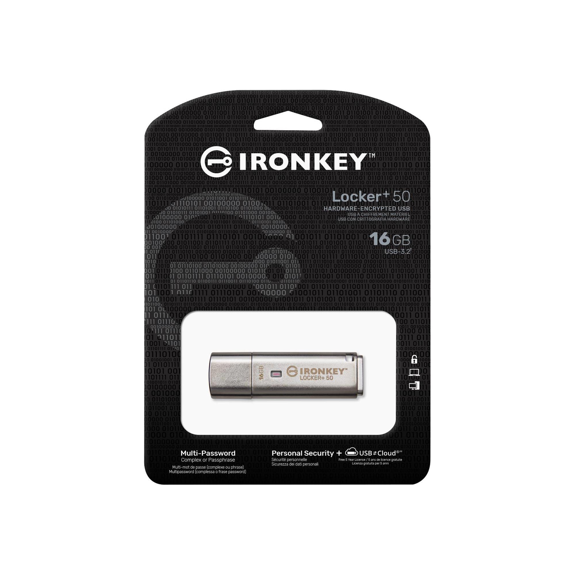 Kingston IronKey Locker+ 16 GB