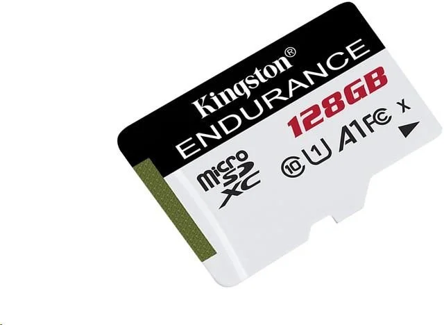 KINGSTON micro SDXC 128GB High Endurance Class 10 UHS-I U1 (čtení/zápis: 95/45MB/s)