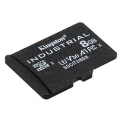 Kingston microSDHC 8GB Industrial bez adaptéru