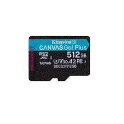 KINGSTON microSDXC 512GB Canvas Go! Plus bez adaptéru