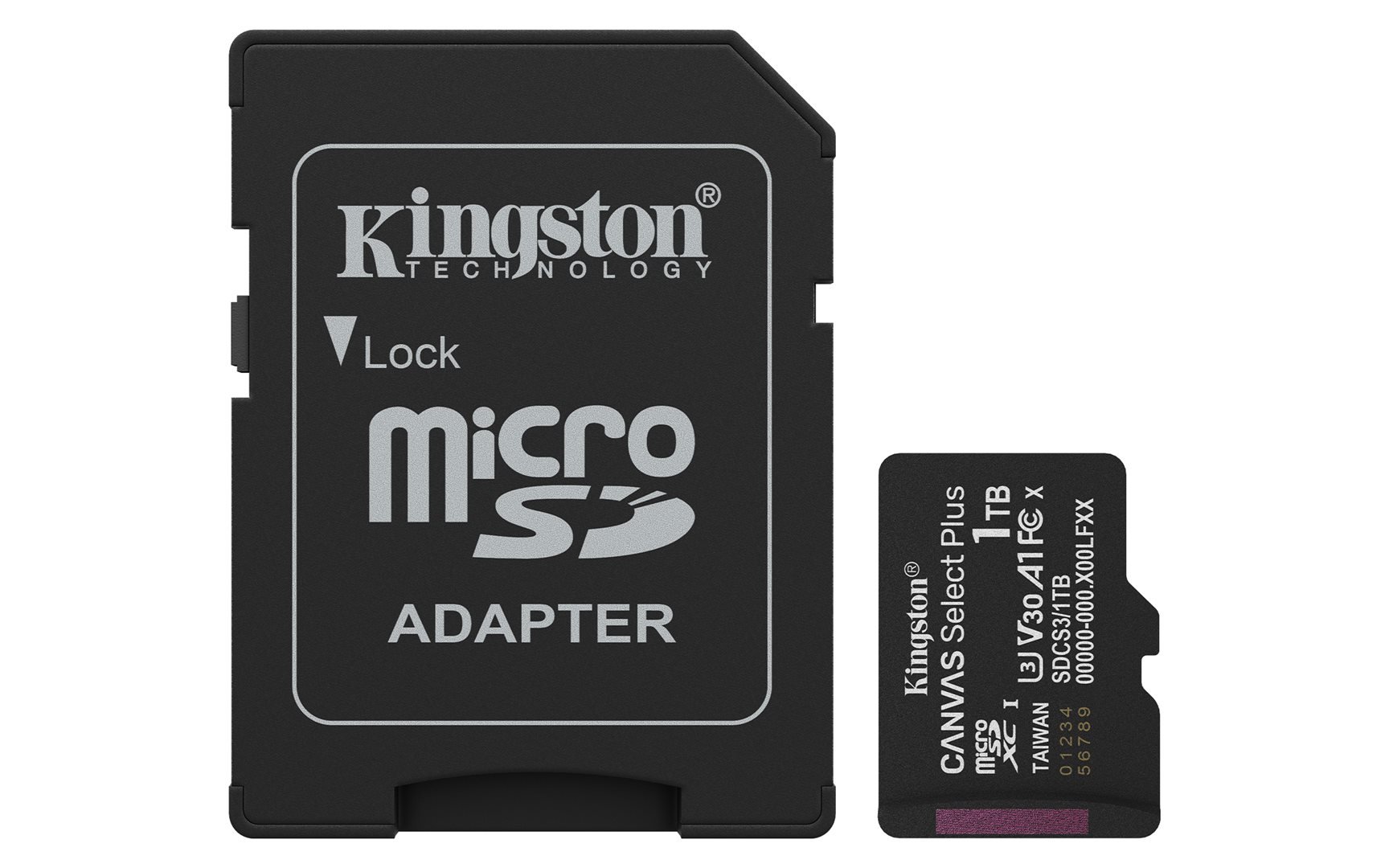 KINGSTON microSDXC 512GB Canvas Select Plus + SD adaptér