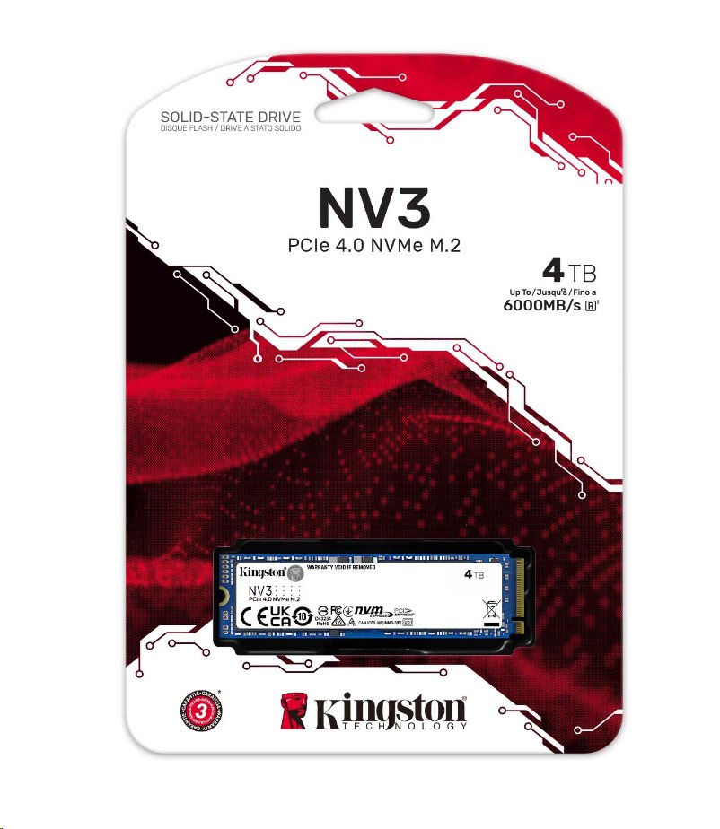 Kingston NV3 SSD 4TB NVMe