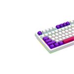 Klávesnica LORGAR KBP70TKLW, mechanická TKL, 75%, bezdrôtová herná, biela, CS