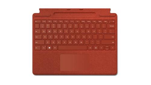 Klávesnica Microsoft Surface Pro Signature (makovo červená), CZ&SK