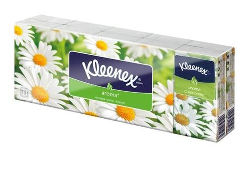 KLEENEX® Rumančekové papierové vreckovky 10 x 10ks