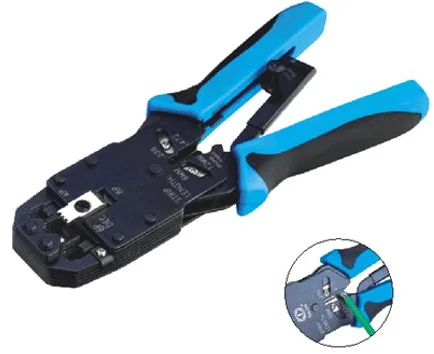 KLIEŠTE DATACOM PROFI BLUE II 4P+6P+8P BL račňa (RJ45,12,11,10) 4525