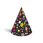 Klobouček karnevalový 6ks 16cm papírový mix č.5