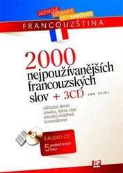 Kniha 2000 nejpoužívanějších francouzských slov verze se 3 audio CD