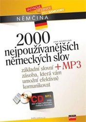 Kniha 2000 nejpoužívanějších německých slov + CD MP3