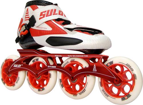 Kolečkové brusle SULOV RS SPEED 9.1 vel.41, červené