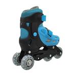 Kolečkové brusle TRISKATE BASIC vel.S (31-34), černo-modré