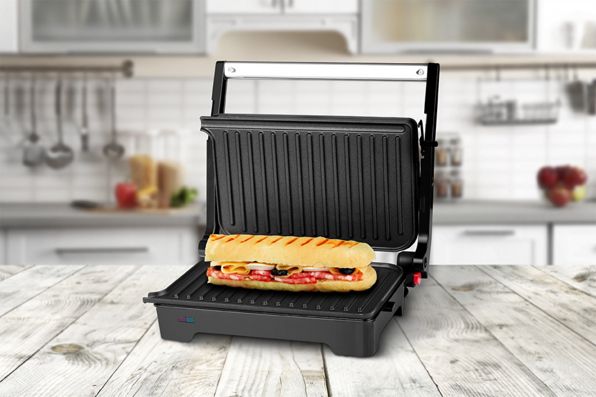 Kompaktný gril ECG S 2070 Panini
