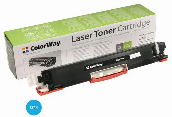 Kompatibilný toner ColorWay HP CE311A/ azúrový/ 1000 str.