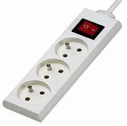 Konnoc DX-3FS predlžovací kábel s vypínačom, 3 zásuvky, 3m 8594026145194