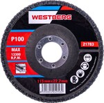 Kotouč lamelový brusný na kov, dřevo O 115 x 22,23 mm, zrnitost 100