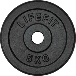Kotouč LIFEFIT 5kg, kovový, pro 30mm tyč