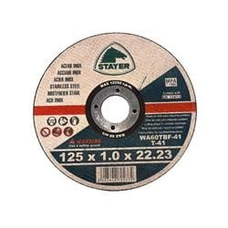 Kotouč řezný na kov STANDARD T41, O 125 x 1 x 22,23 mm, STAYER