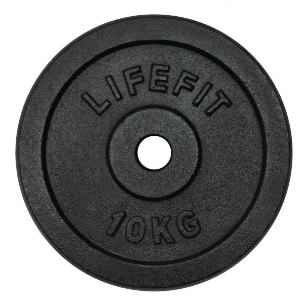 Kotúč LIFEFIT 10kg, kovový, 30mm tyč F-KOT30-10