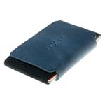 Kožená peňaženka Tiny Wallet for AirTag z pravej hovädzia koža, modrá FIXWAT-STN2-BL