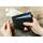 Kožená peněženka FIXED Smile Coins se smart trackerem FIXED Smile Motion, černá