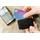 Kožená peněženka FIXED Smile Tiny Wallet se smart trackerem FIXED Smile Motion, černá