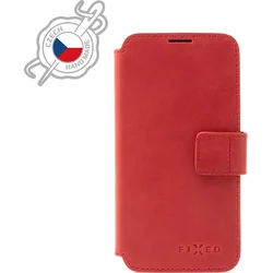 Kožené pouzdro typu kniha FIXED ProFit pro Samsung Galaxy S21+, červené