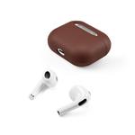 Kožené puzdro Epico Airpods 4 - hnedé