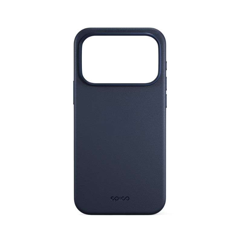 Kožené puzdro Epico Pro Mag+ | iPhone 17 Pro Max | modré | kompatibilné s Qi2 a MagSafe (ochrana ostrova fotoaparátu)