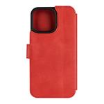 Kožené puzdro typu kniha FIXED ProFit pre Apple iPhone 16 Pro Max, červené