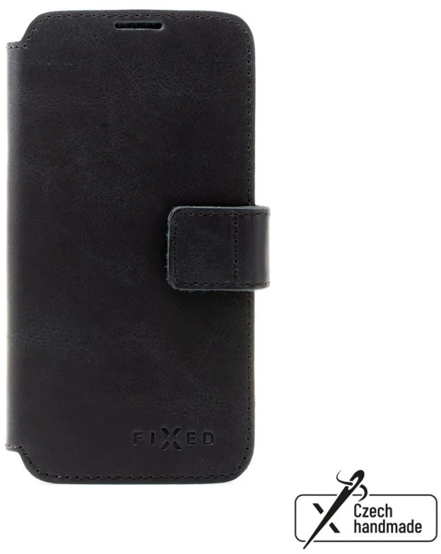 Kožené puzdro typu kniha FIXED ProFit pre Samsung Galaxy A34 5G, čierne