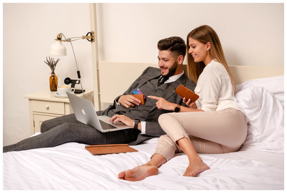 Kožené puzdro typu kniha FIXED ProFit pre Samsung Galaxy A34 5G, hnedé