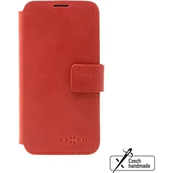 Kožené puzdro typu kniha FIXED ProFit pre Samsung Galaxy M53 5G, červené