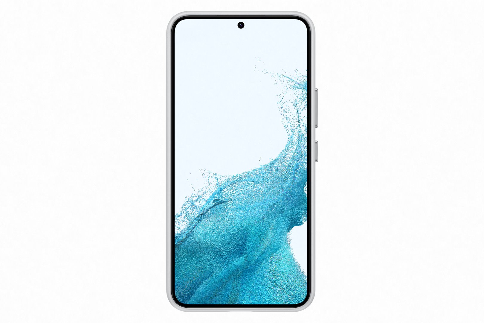 Kožený zadný kryt Samsung EF-VS901L pre Galaxy S22 sivý