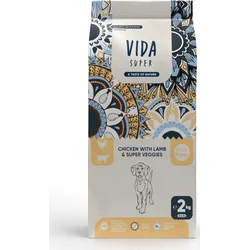 Kraftia VIDA SUPER DOG Puppy M/L Chicken & Lamb 2kg granule pro štěňata