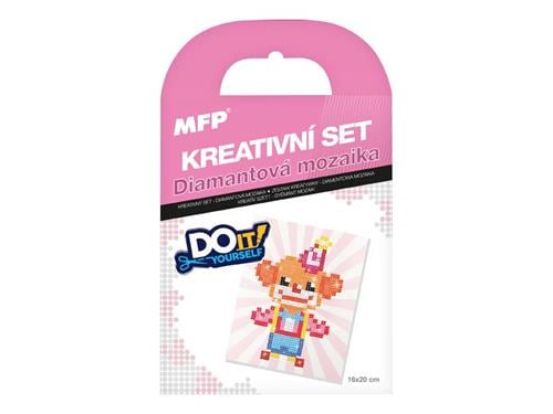 Kreatívna sada - diamantový mozaikový klaun