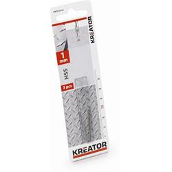 Kreator KRT010101 - 3ks HSS vrták do kovu 1x34 mm