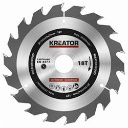 Kreator KRT020402 - Pílový list na drevo 130 mm, 18T