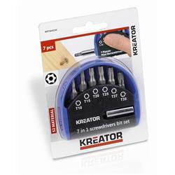 Kreator KRT064250 - Súprava bitov 7 ks TORX