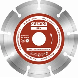 Kreator KRT080101 - Diamantový kotúč segment 125mm UNIVERZAL 3ks sada
