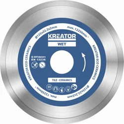 Kreator KRT080201 - Diamantový kotúč s plným obvodom 125 mm sada 3ks