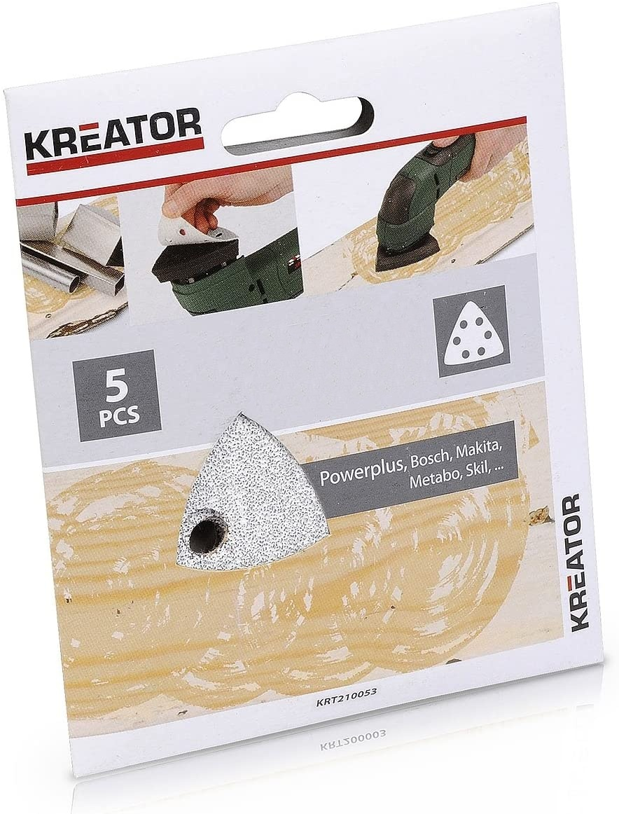 Kreator KRT210055 - 5x Brusný papír 3 x 90 na barvu - G80