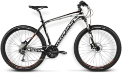 Kross 16 Level R4 27,5" M black/white/orange glossy