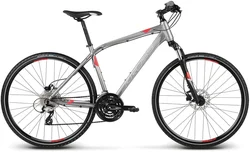 Kross 2017 28" Evado 4.0 M/19" graphite/silver/red matt