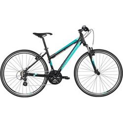 Kross 2017 Evado 1.0 S/17" dámský black/turquoise matt