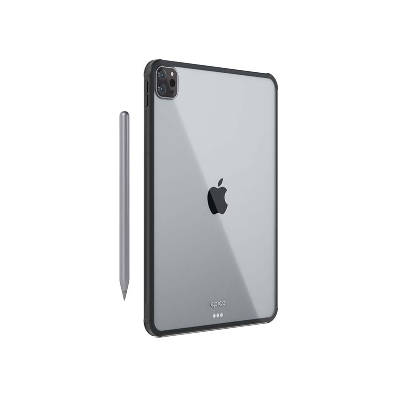 Kryt Epico Hero pre Apple iPad 10,2" - priehľadný / čierny