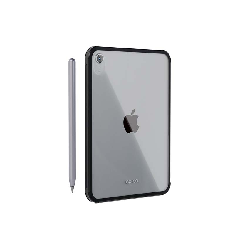 Kryt Epico Hero pre Apple iPad mini 6 (8,3") - priehľadný/čierny
