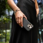 Kryt FIXED MagLeather pro Apple iPhone 18 Pro Max/17 Pro Max, z veganské kůže s podporou MagSafe, černý
